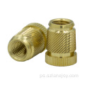 Knurled د m3 m5 m6 تار سره مغز داخل کړئ